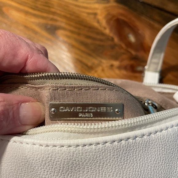 David Jones, Paris navy/white crossbody  handbag - Picture 9 of 9